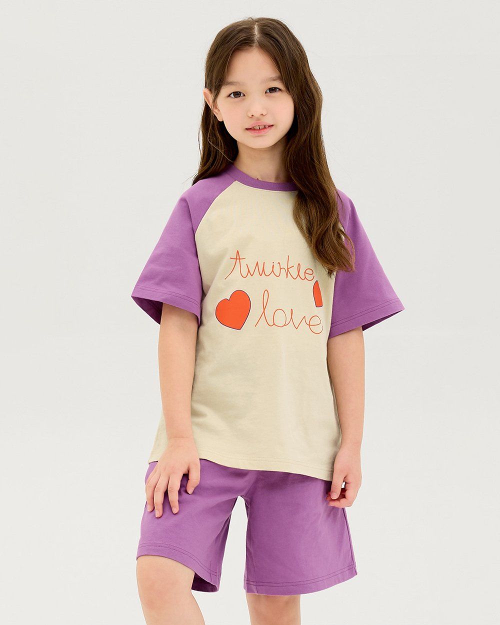 Bộ đồ ngắn cotton mịn bé gái U3189