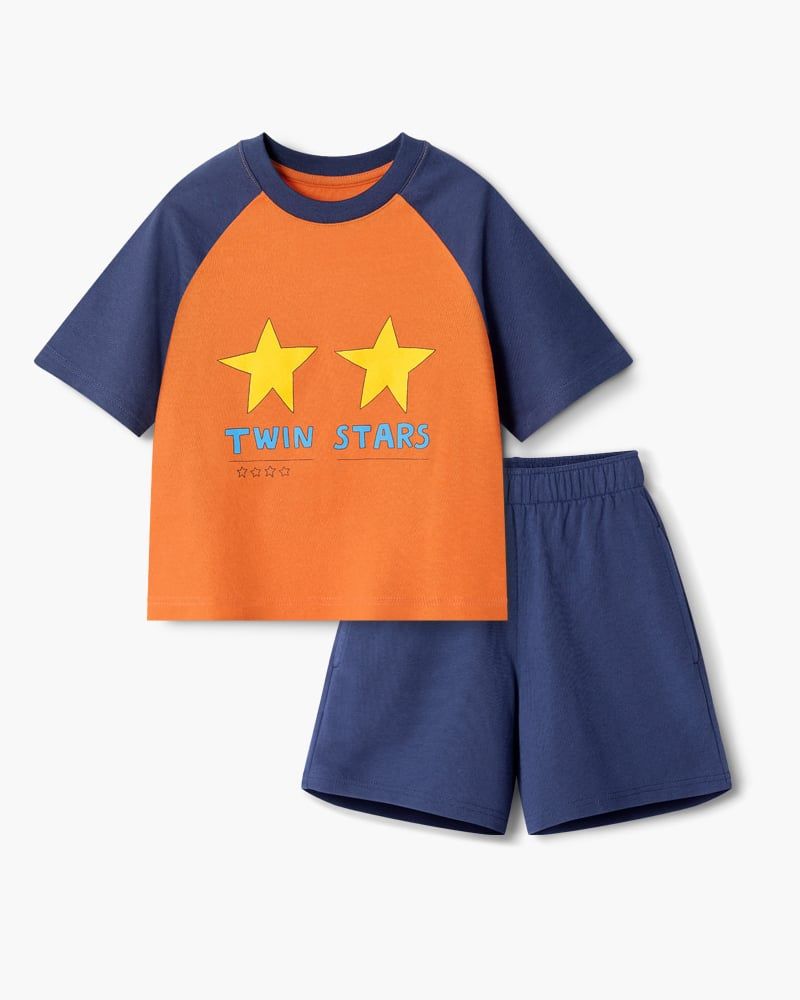 Bộ đồ ngắn cotton mịn bé trai U3190