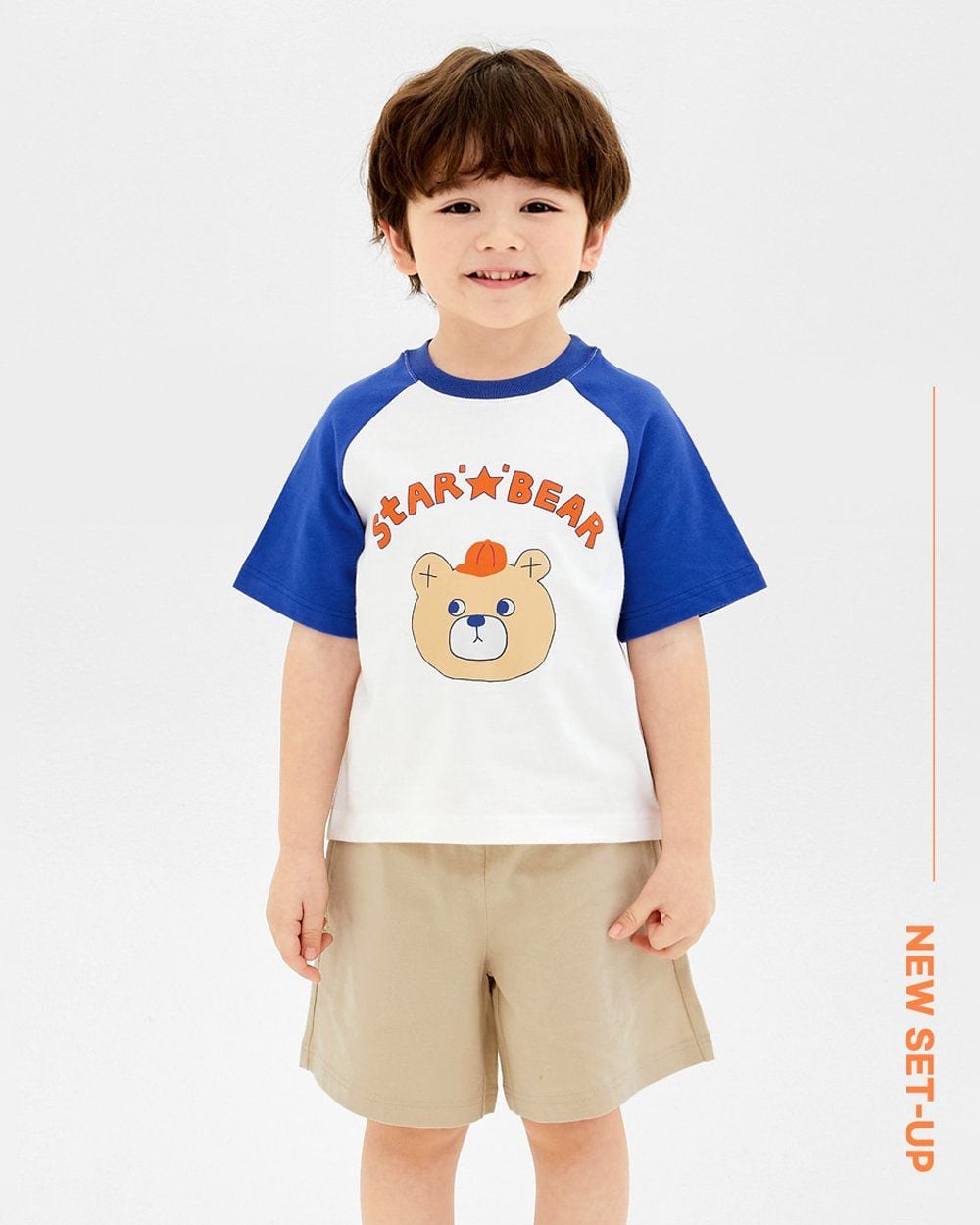 Bộ đồ ngắn cotton mịn bé trai và bé gái U3186