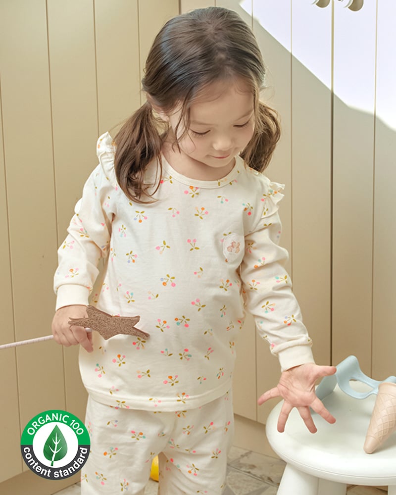 Bộ đồ dài cotton mịn dáng rộng bé gái U1312