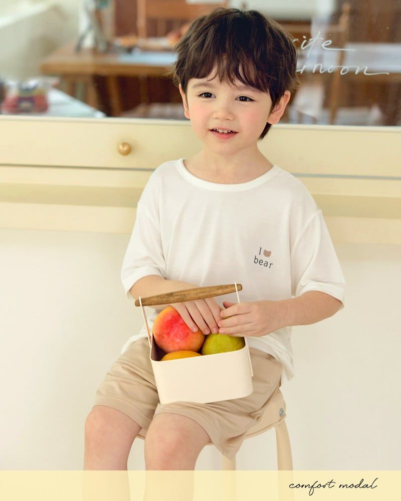 Bộ đồ ngắn mặc nhà vải Tencel Modal siêu mềm mát bé trai và bé gái U3232