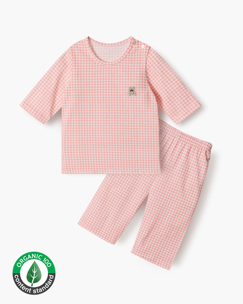 Bộ đồ lửng cotton mịn bé gái U2167