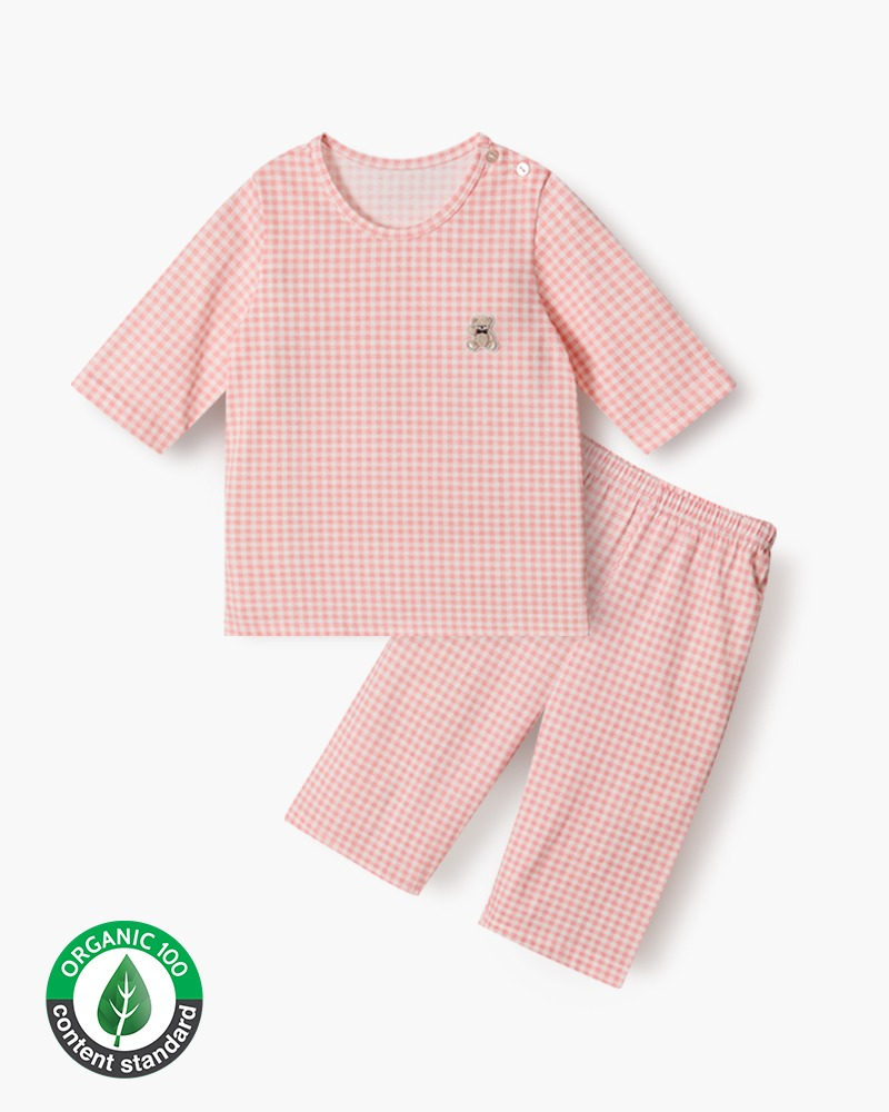 Bộ đồ lửng cotton mịn bé gái U2167