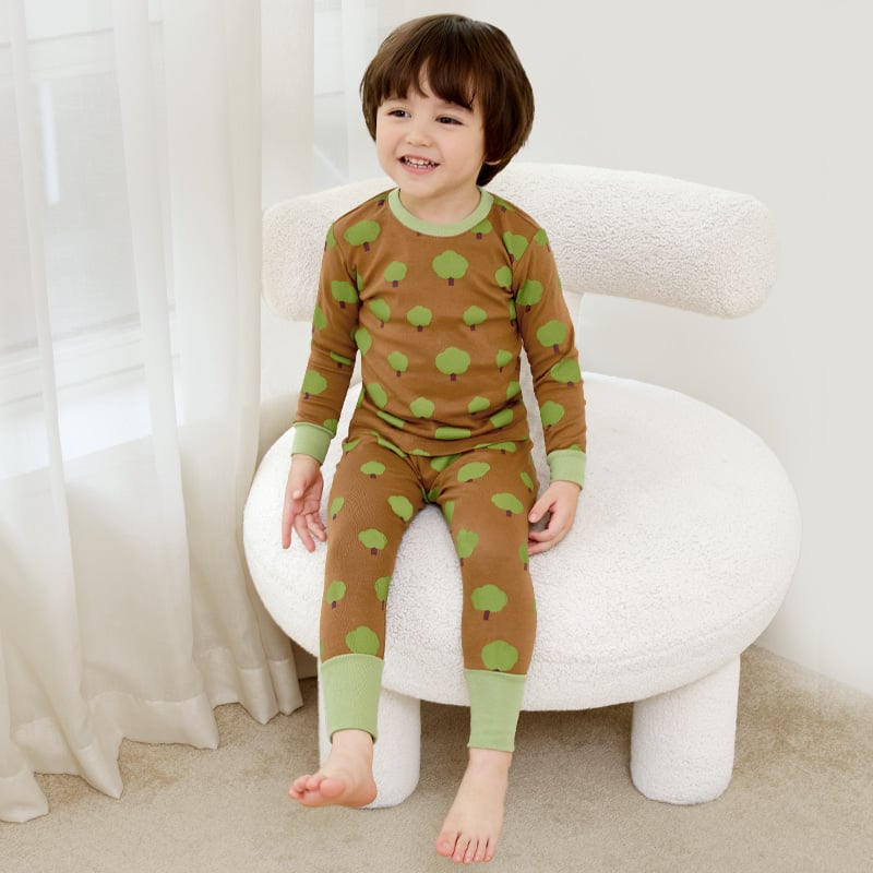 [Lẻ size] Bộ đồ dài tay cotton cho bé trai và bé gái lẻ size U8008