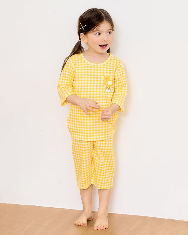 Bộ đồ lửng cotton mịn bé bé gái U2135