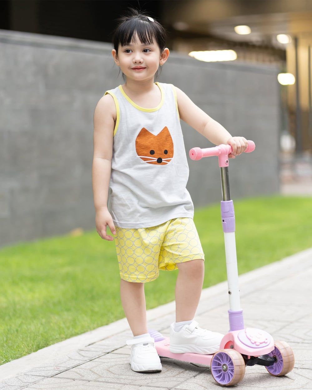 Bộ đồ ba lỗ cotton mịn bé trai và bé gái U4072