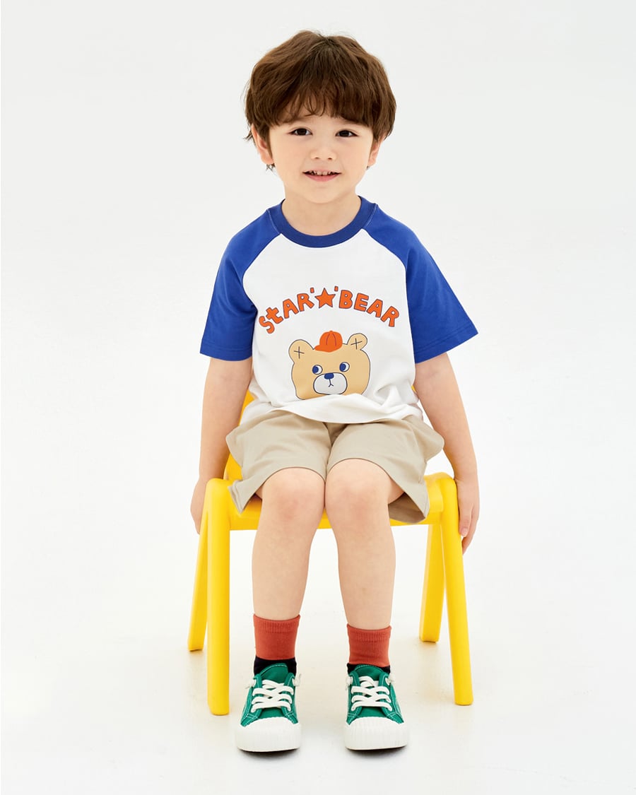 Bộ đồ ngắn cotton mịn bé trai và bé gái U3186