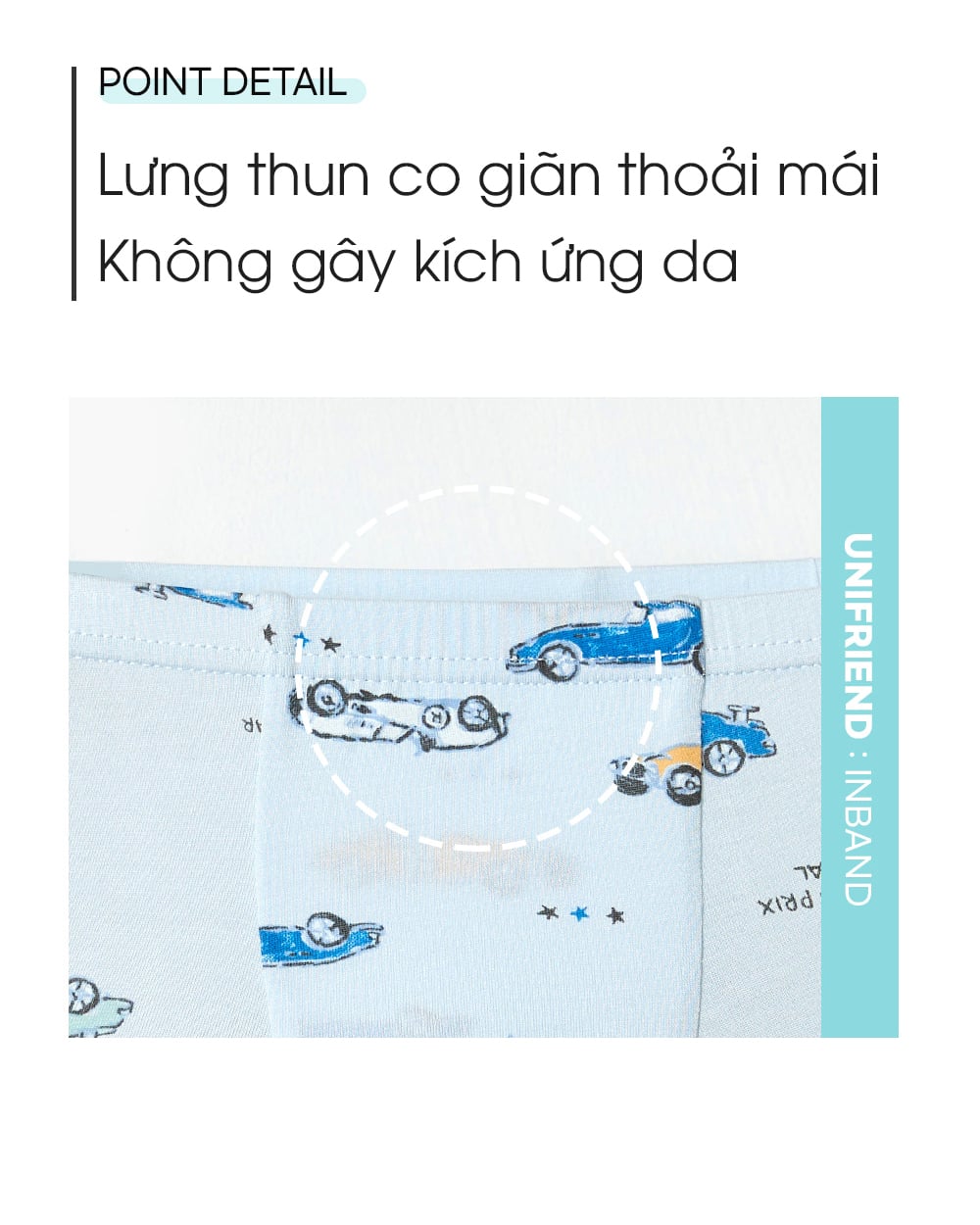 Set 3 quần chip đùi vải Tencel cho bé trai U6059