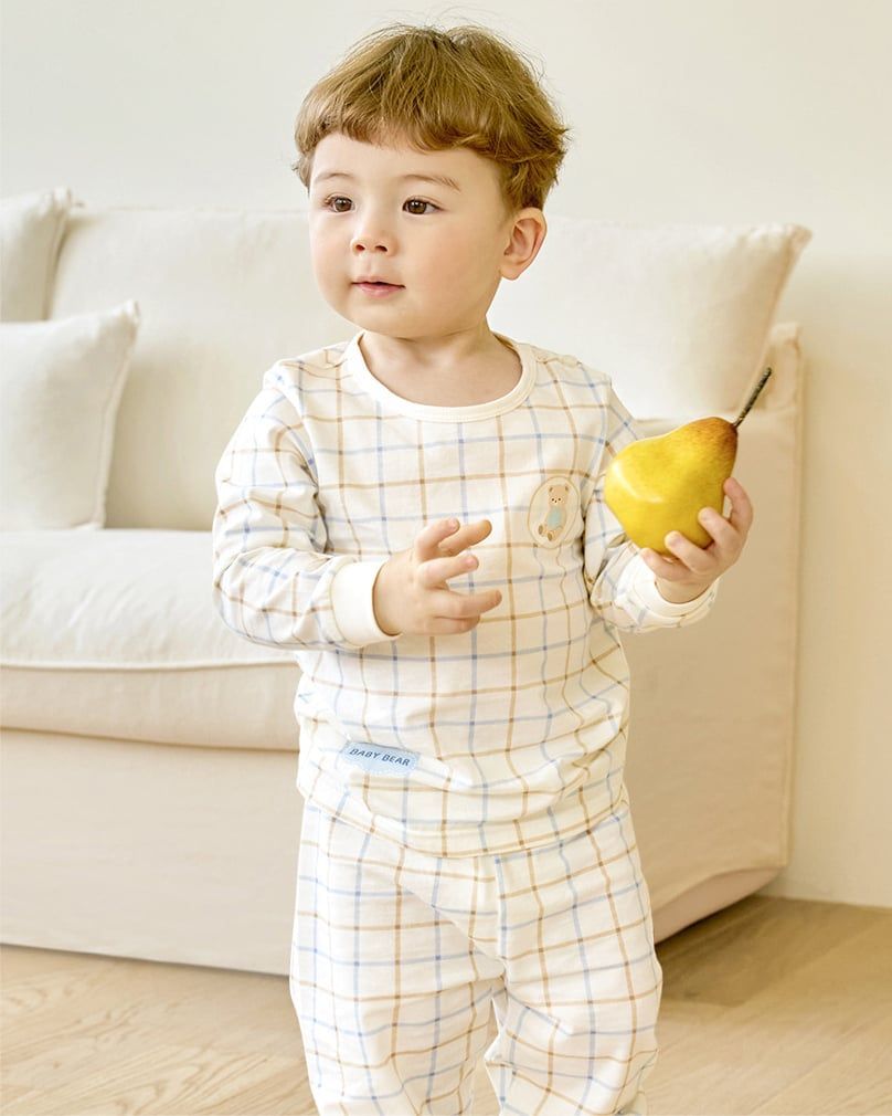 Bộ đồ dài dáng rộng cotton mịn bé trai U1253