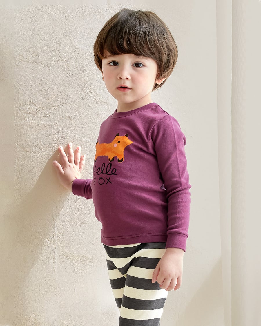 Bộ đồ dài dáng ôm cotton mịn bé trai và bé gái U1204