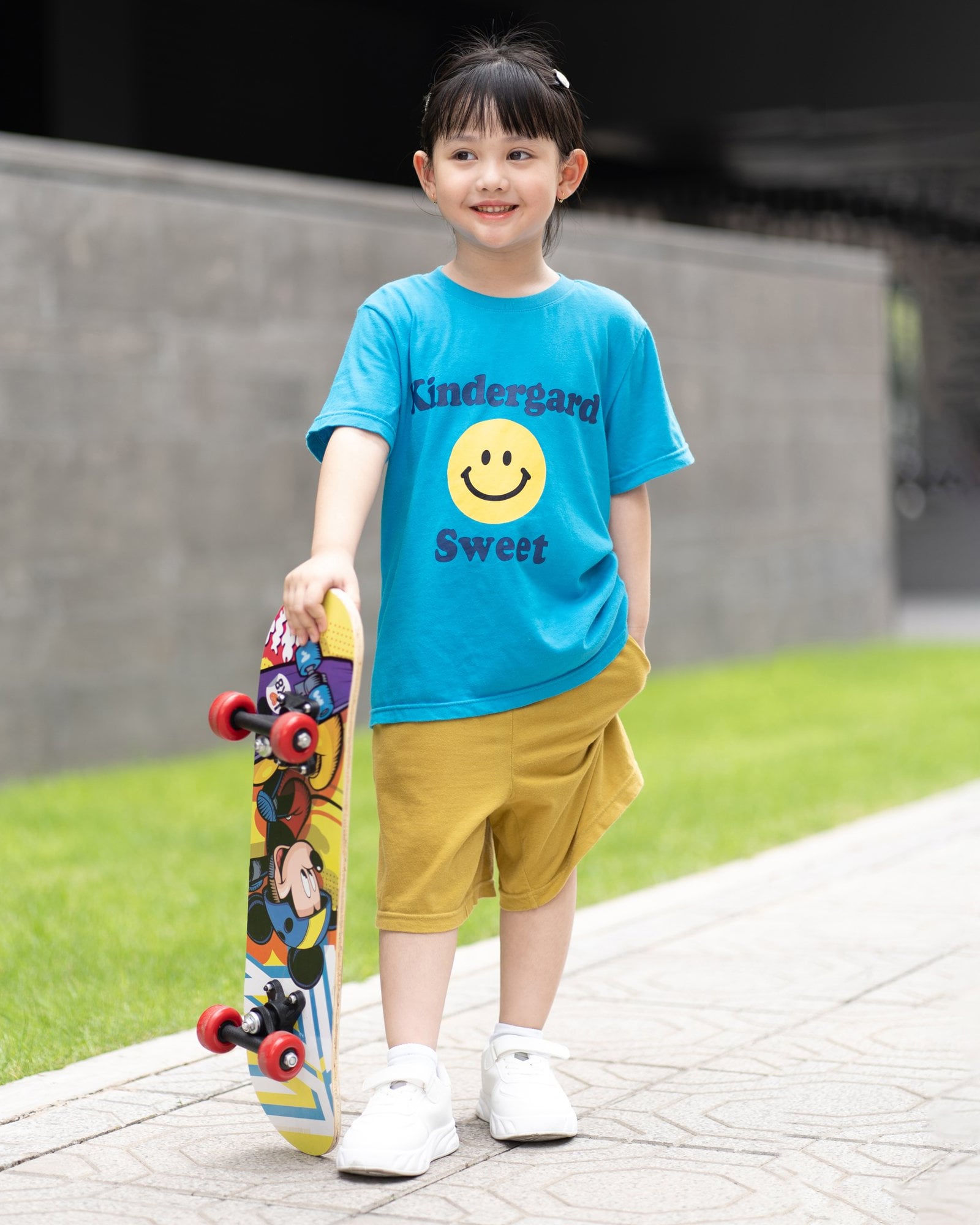 Bộ đồ ngắn cotton mịn bé trai và bé gái U3135