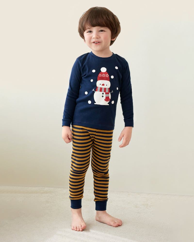 Bộ đồ dài dáng ôm cotton mịn bé trai và bé gái U1214