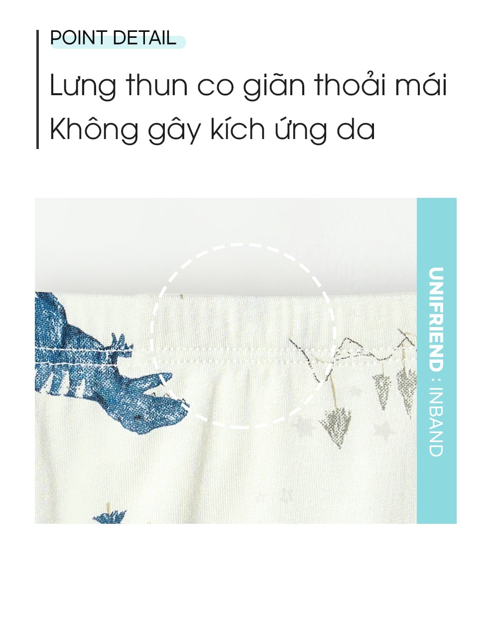 Set 3 quần chip tam giác vải Tencel cho bé trai U6064