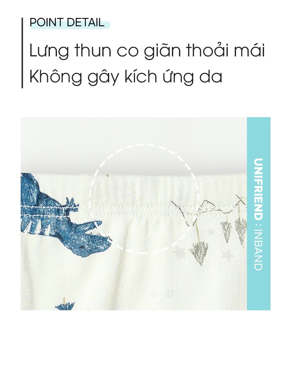 Set 3 quần chip tam giác vải Tencel cho bé trai U6064