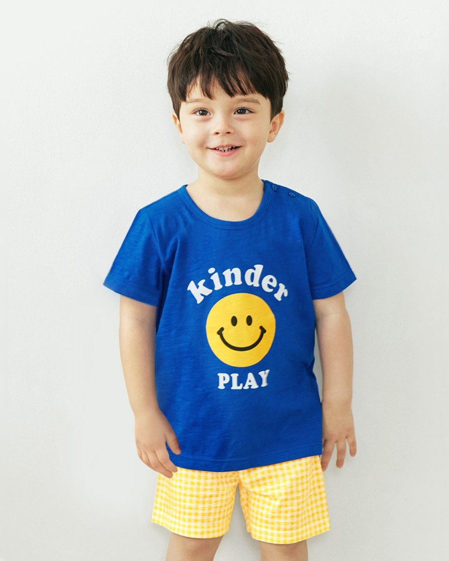 Bộ đồ ngắn cotton mịn bé gái và bé trai U3147