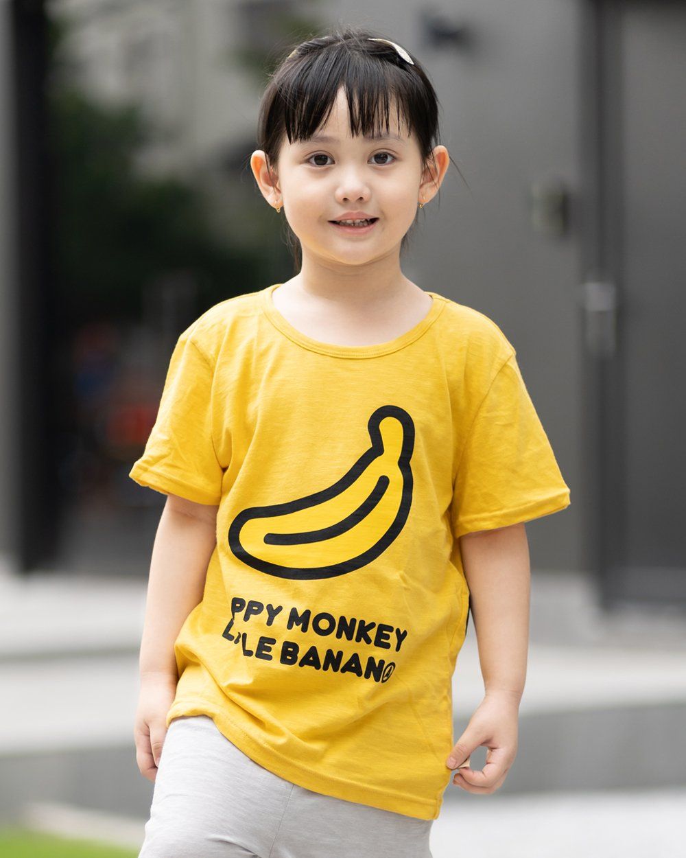 Bộ đồ ngắn cotton mịn bé gái và bé trai U3154