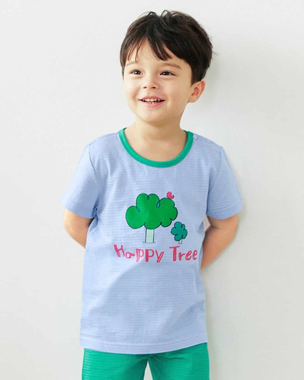 Bộ đồ ngắn cotton giấy bé gái và bé trai U3146