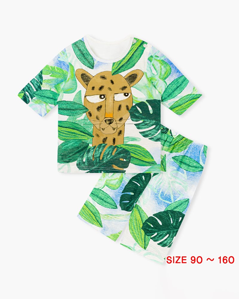 Bộ đồ lửng cotton mịn bé trai và bé gái U2051