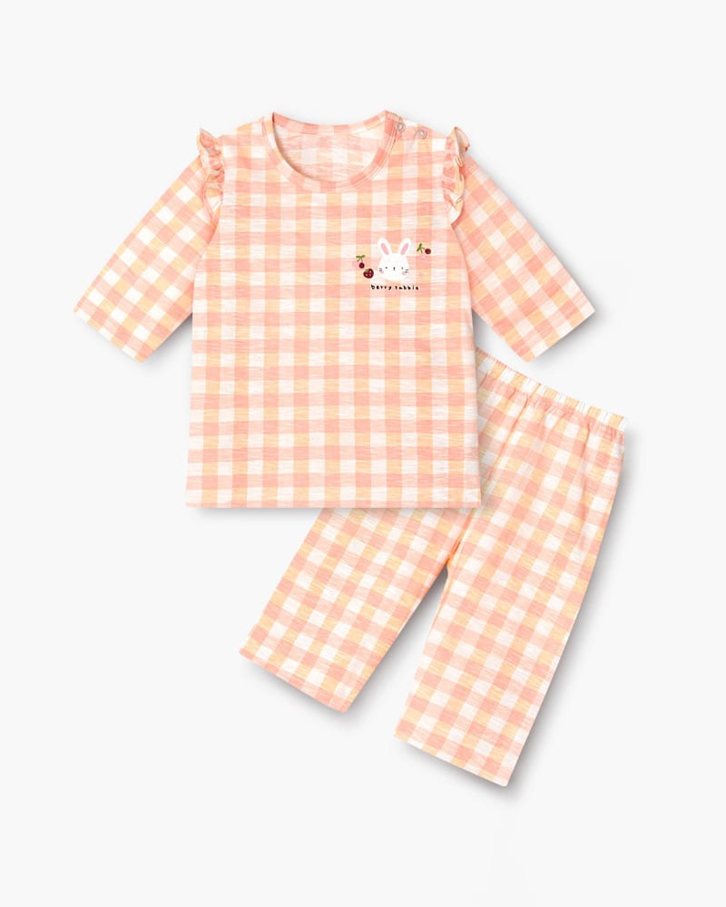 Bộ đồ lửng cotton mịn bé bé gái U2130