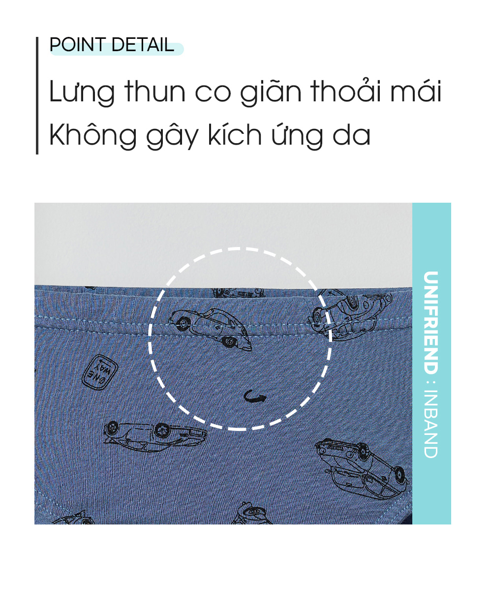 Set 3 quần chip tam giác vải Tencel cho bé trai U6063