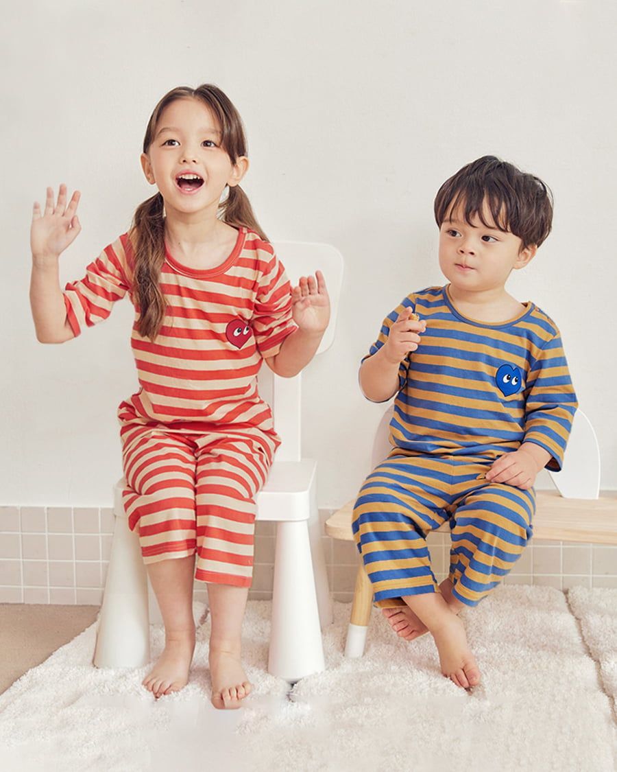 Bộ đồ lửng cotton mịn bé trai và bé gái U2083