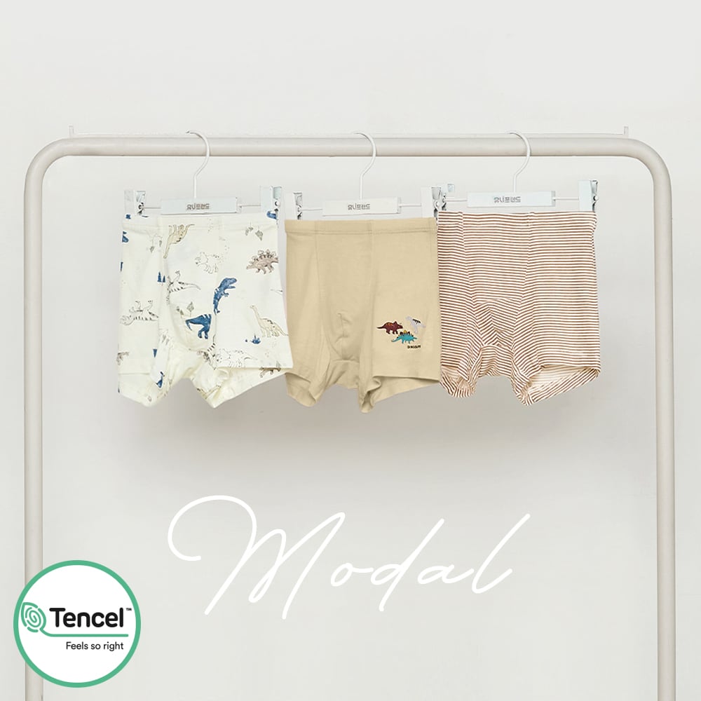 Set 3 quần chip đùi vải Tencel cho bé trai U6060