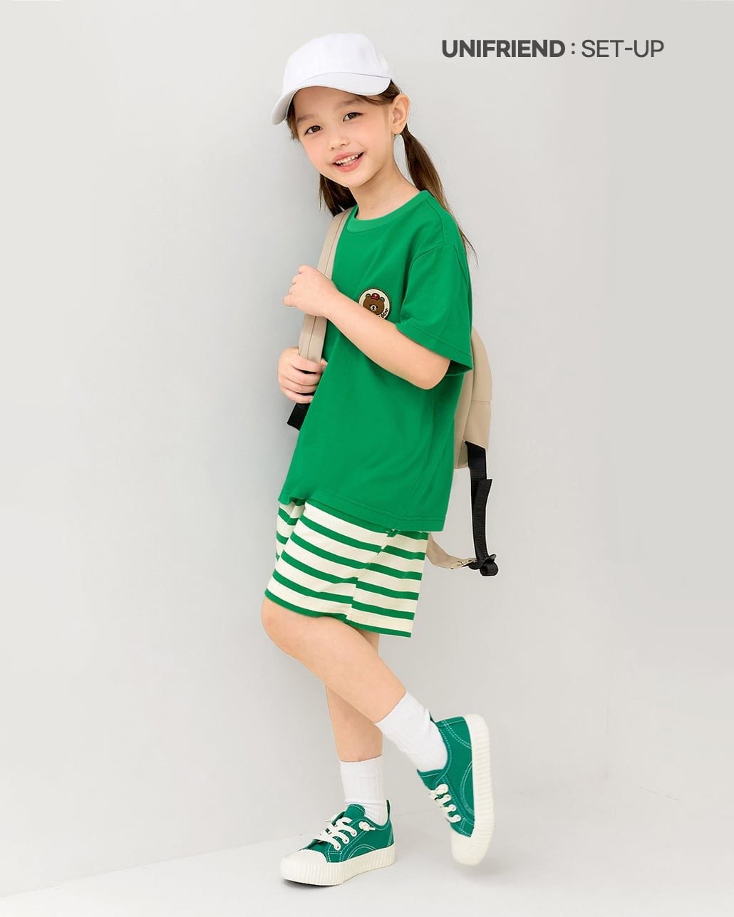 Bộ đồ ngắn cotton mịn bé trai và bé gái U3158