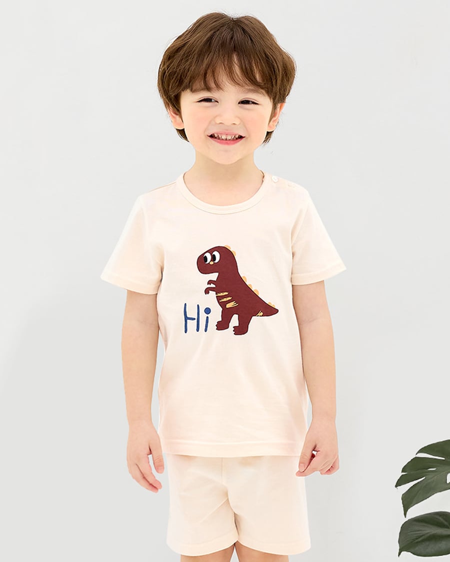 Bộ đồ ngắn cotton mịn bé trai U3195