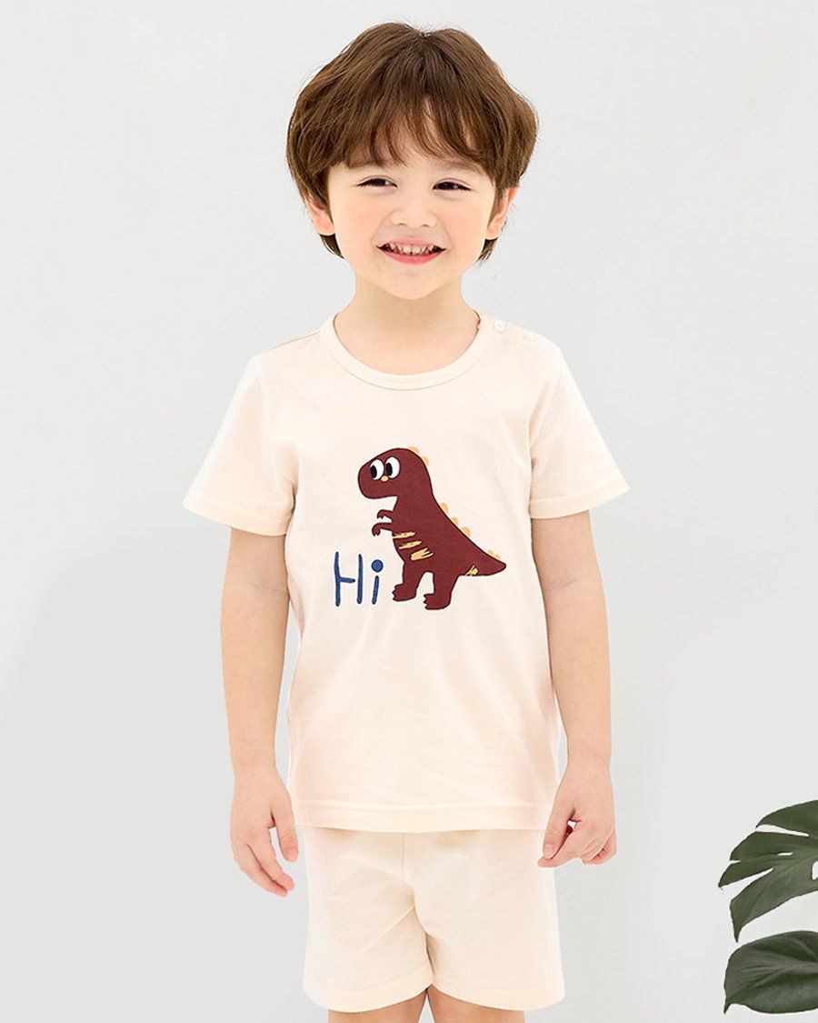 Bộ đồ ngắn cotton mịn bé trai U3195