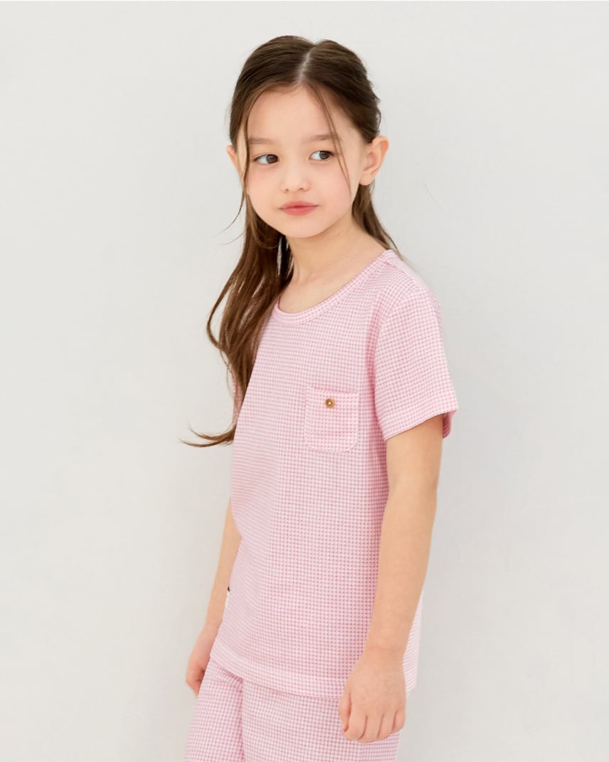 Bộ đồ ngắn cotton mịn bé gái U3222