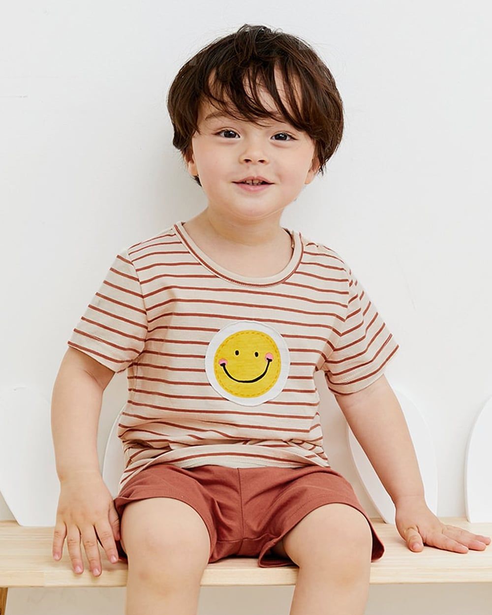 Bộ đồ ngắn cotton mịn bé trai và bé gái U3123