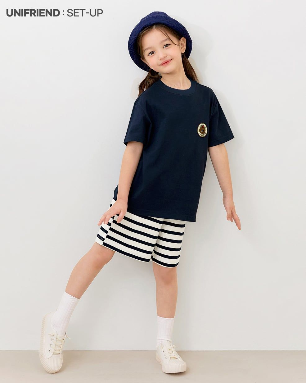 Bộ đồ ngắn cotton mịn bé trai và bé gái U3159