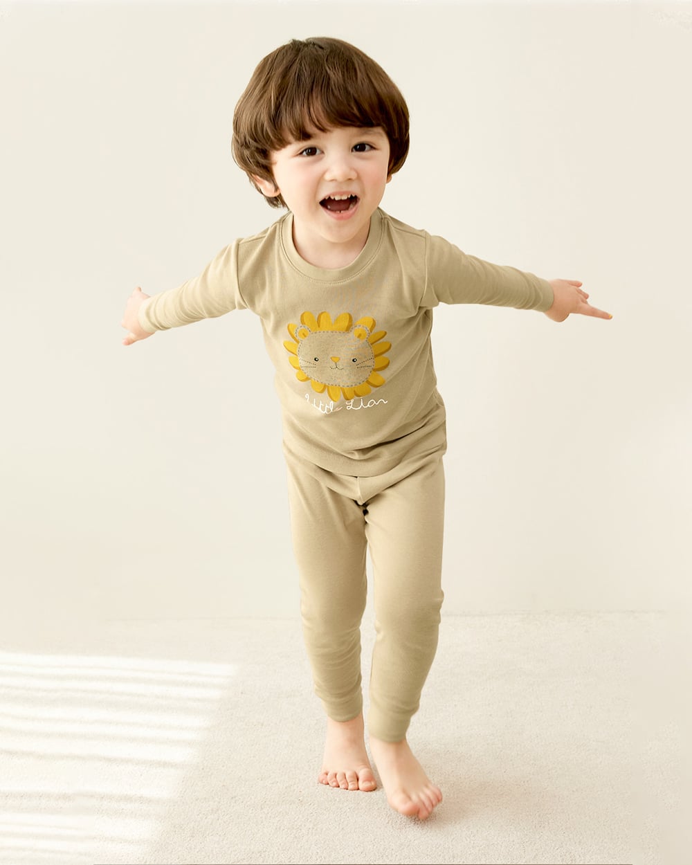 Bộ đồ dài dáng ôm cotton mịn bé trai U1198