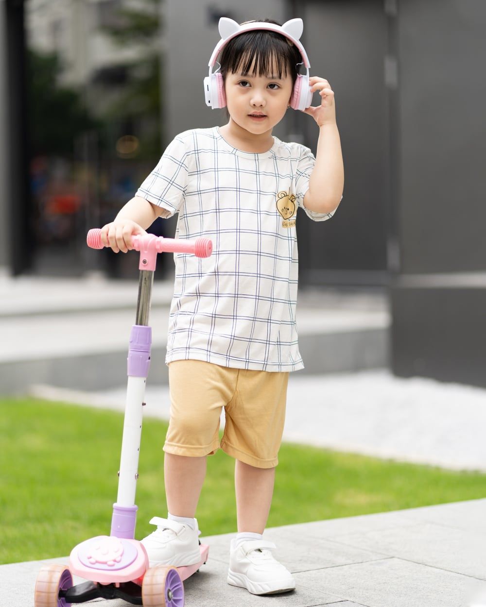 Bộ đồ ngắn Cool Feel mịn mỏng mát bé trai và bé gái U3167