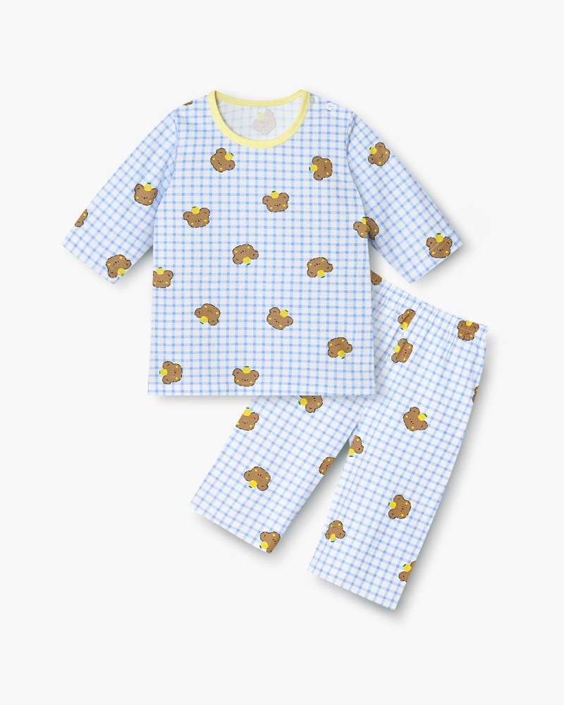 Bộ đồ lửng cotton mịn bé trai U2155