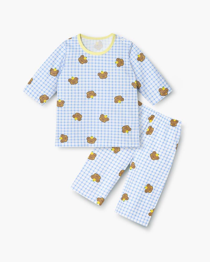 Bộ đồ lửng cotton mịn bé trai U2155