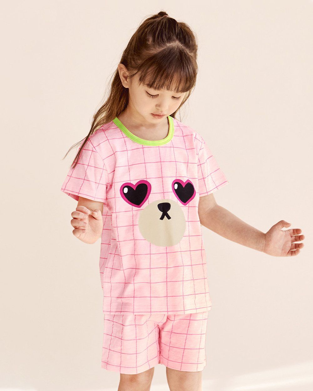 Bộ đồ ngắn cotton mịn bé gái U3053