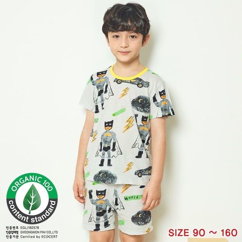 [Lẻ size] Bộ đồ ngắn cotton cho bé trai và bé gái lẻ size U8002