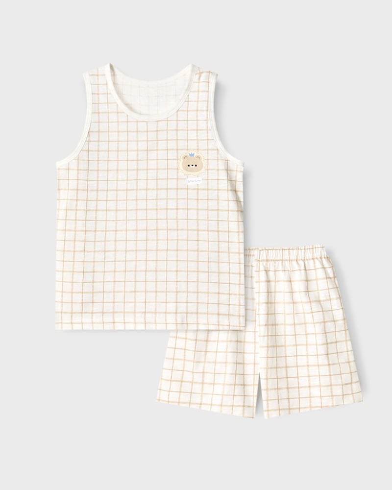 Bộ đồ ba lỗ cotton mịn bé trai và bé gái U4096