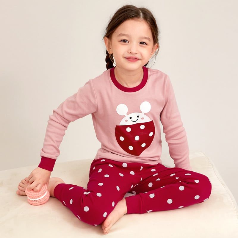 [Lẻ size] Bộ đồ dài tay cotton cho bé trai và bé gái lẻ size U8008