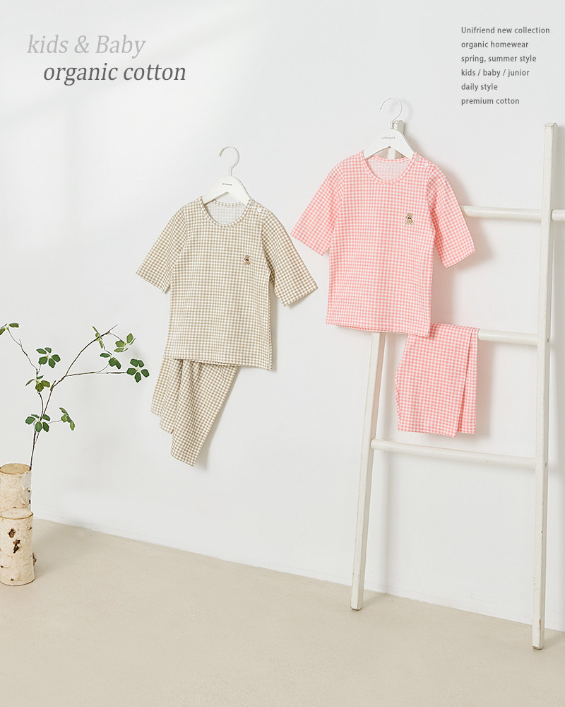 Bộ đồ lửng cotton mịn bé gái U2167