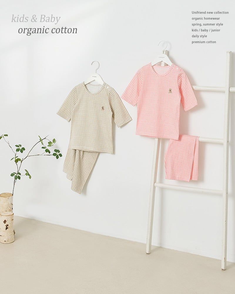 Bộ đồ lửng cotton mịn bé gái U2167