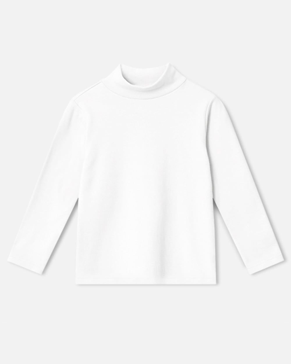 Áo cổ lọ (nữa cổ) dài tay vải nỉ cào bông ấm thu đông bé trai và bé gái U900D