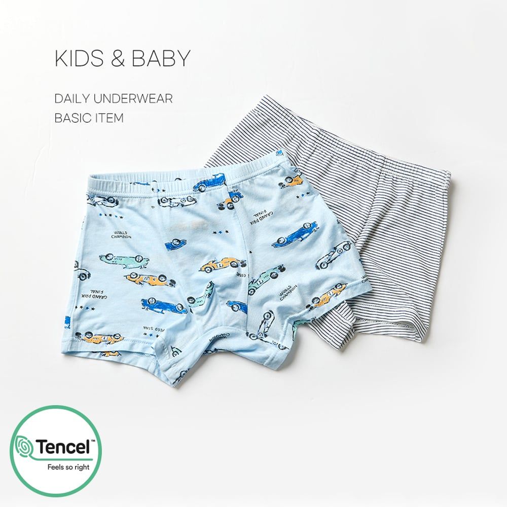 Set 3 quần chip đùi vải Tencel cho bé trai U6059