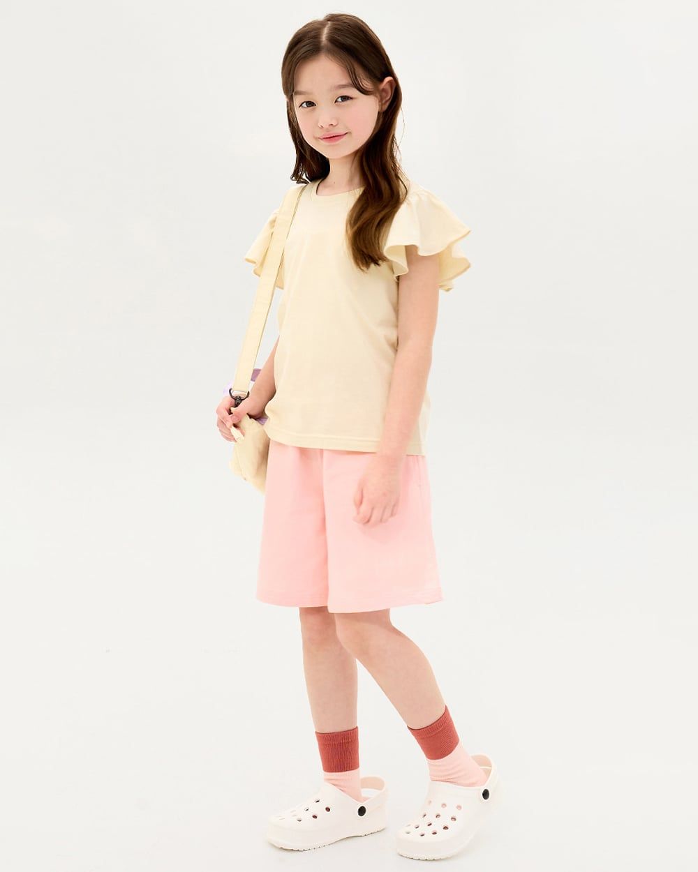 Quần short vải cotton spandex bé trai và bé gái U950C