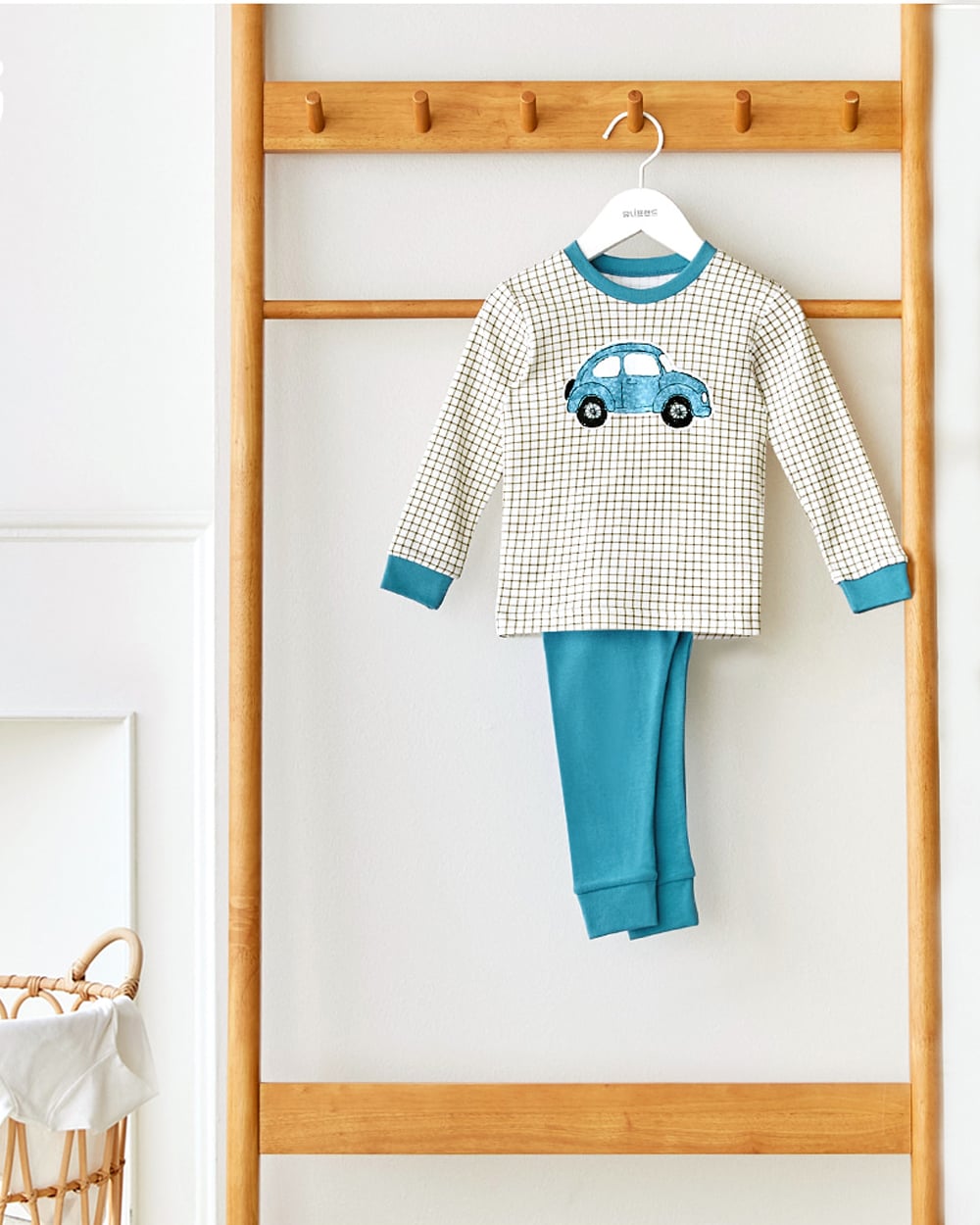 Bộ đồ dài dáng ôm cotton mịn bé trai U1196