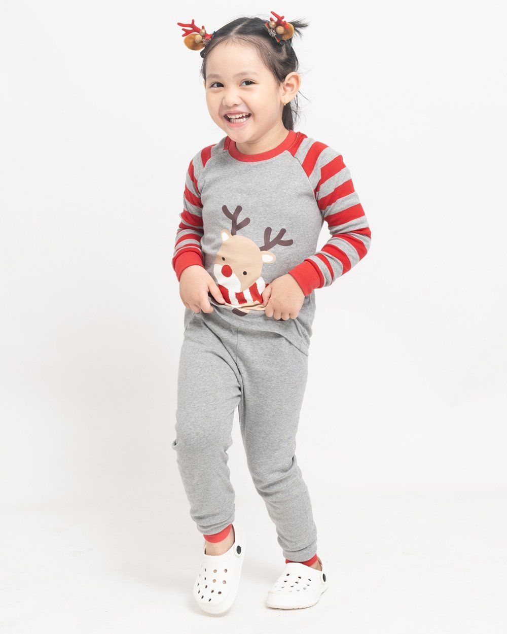 Bộ đồ dài dáng ôm cotton mịn bé trai và bé gái U1208