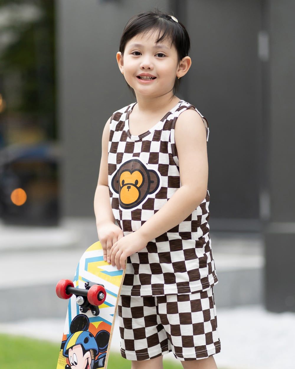 Bộ đồ ba lỗ cotton mịn bé trai và bé gái U4075