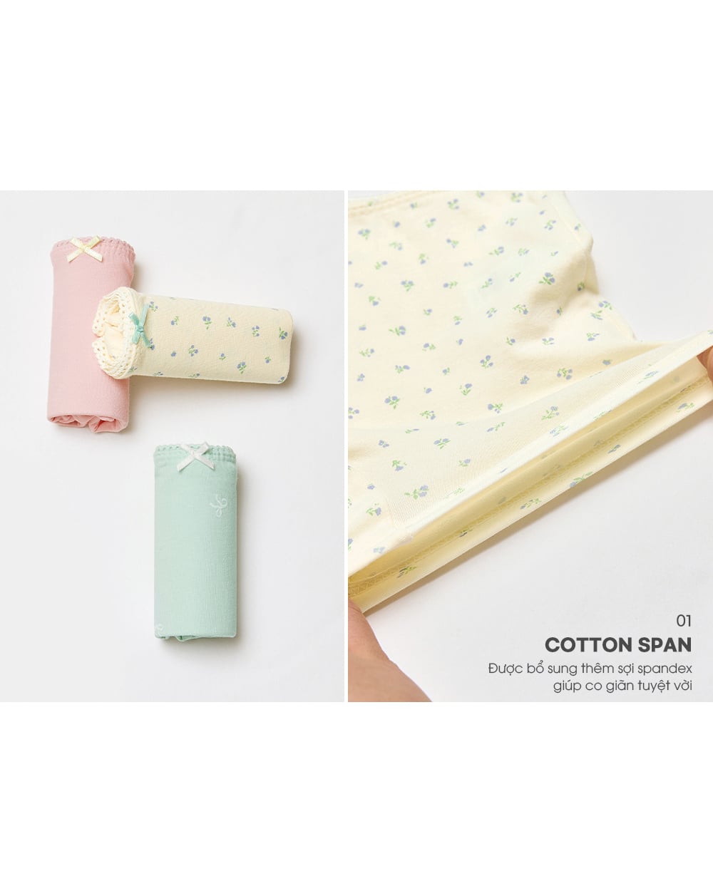 Set 5 quần chip đùi bé gái U6072