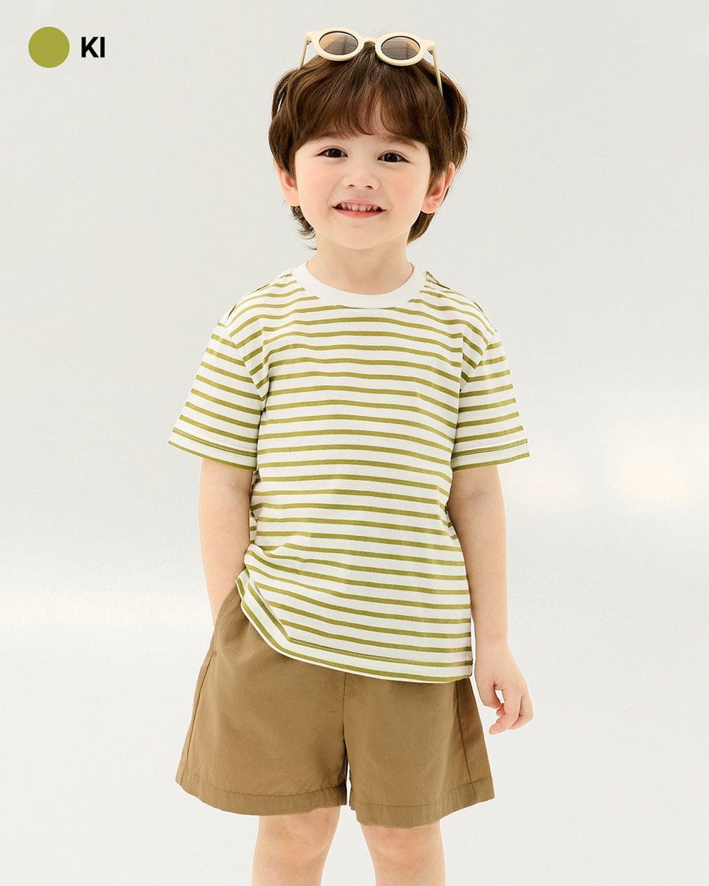 Áo phông ngắn tay cotton mịn bé trai và bé gái U900A